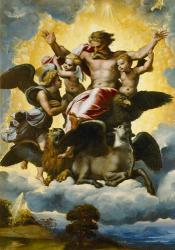Raffaello Santi: The vision of the Ezechiel - Ezekiel látomása